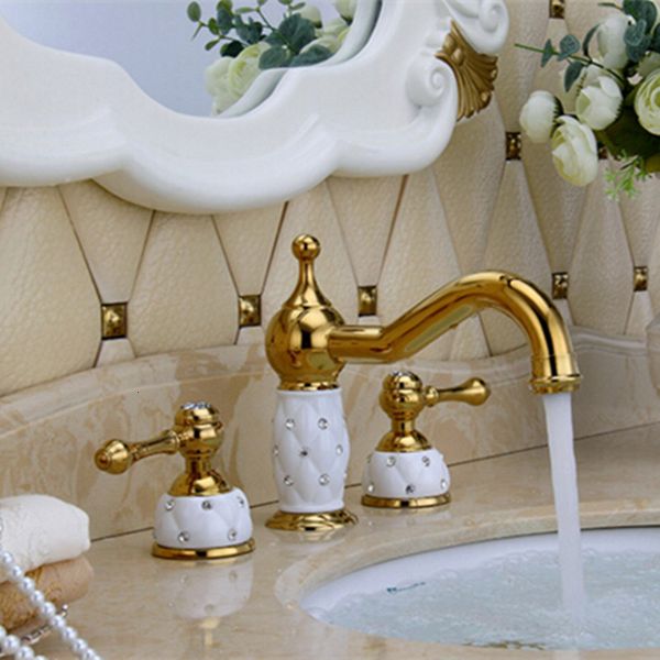 

2021 new ancient brownze brass gold and white finished generalized washbasin sink o6l7