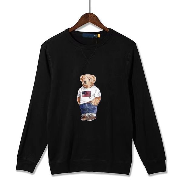 

thick cotton us size long sleeve sweatshirts tracksuits designer long sleeves pullover, Black