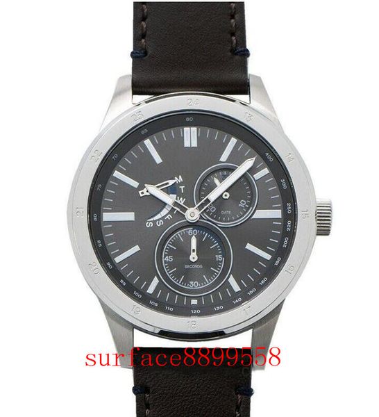 

male watch th1791640 stainless steel mesh strap men's chronograph wristwatch, Slivery;brown