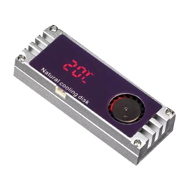

m2 ssd heatsink cooler temperature oled digital display m.2 2280 nvme solid state hard disk radiator