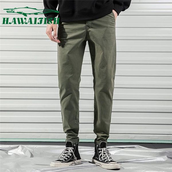 

men's pants cargo 2021 spring and autumn casual green uniform slim trousers, Black