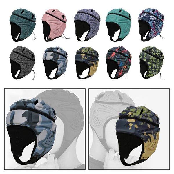 

cycling helmets eva goalkeeper rugby soccer football helmet hat head protector guard padded lacrosse ice hockey protective