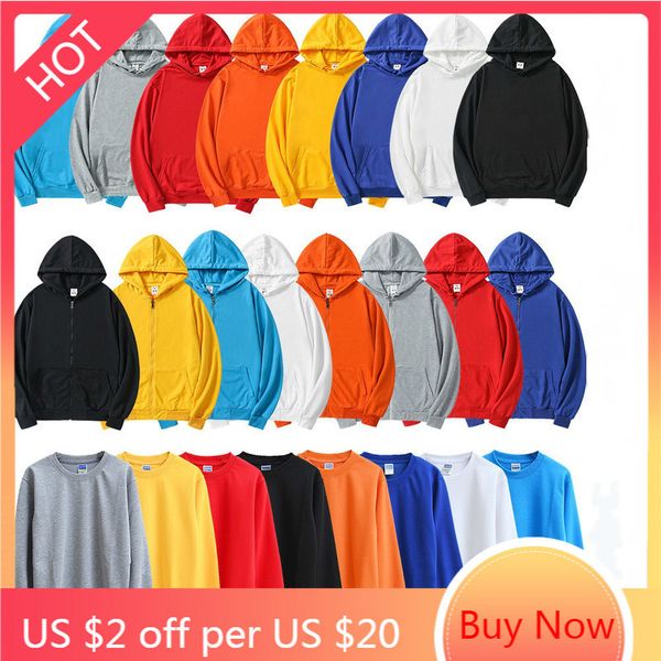 

2021 new hip hop men's zip up hoodies autumn male casual hooded sweatshirts solid color hoody xxxtentacion black sweatshirt mz6p