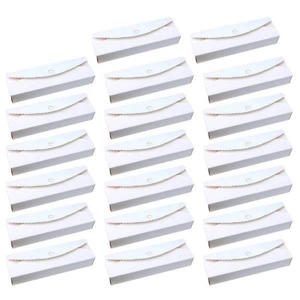 

gift wrap 20pcs 4-cavity cranberry cake packaging box mooncake container macaron boxes for home dessert shop (brown)