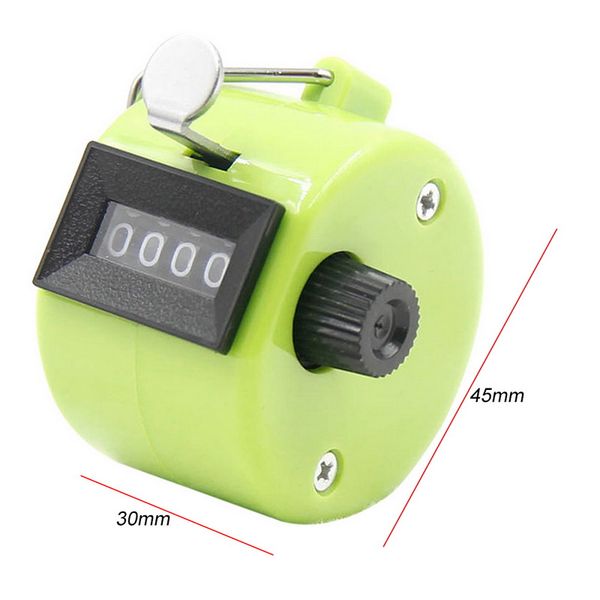

4 counter portable electronic digital counter display mechanical manual counting timer soccer golf sport counter 8 colors