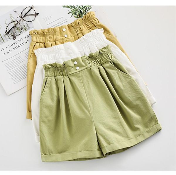 

shorts 3-14years girls summer short pants casual elastic waist children clothes girl pantalones cortos para ninas, Black