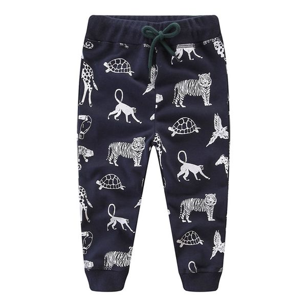 

boys clothes baby kids trousers winter cotton cartoon tiger print cute pants for baby boys children warm clothing sweatpants 210306, Blue
