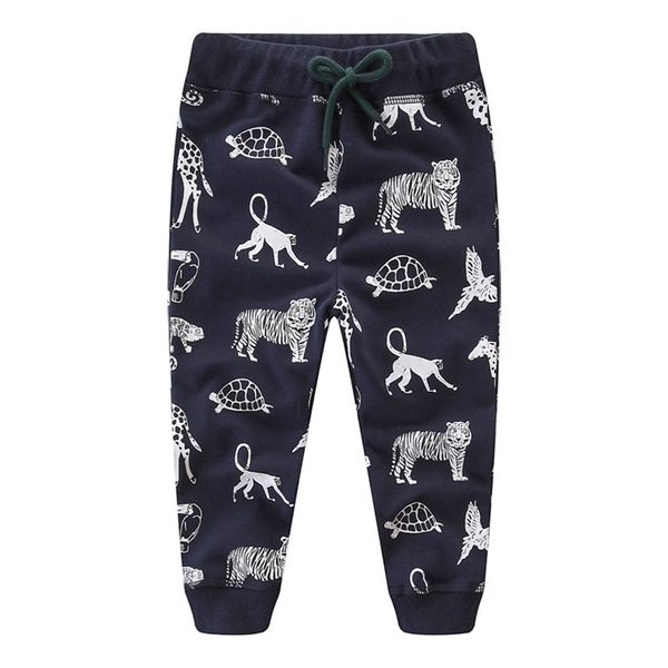 Jungen Kleidung Baby Kinder Hosen Winter Baumwolle Cartoon Tiger Drucken Nette Hosen für Baby Jungen Kinder Warme Kleidung Jogginghose 210306