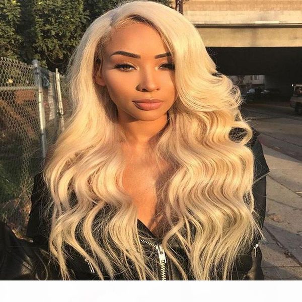 

jyz lace front human hair wigs #613 full lace wigs with hairline blonde body wave brazilian remy hair wigs with baby hair, Black;brown