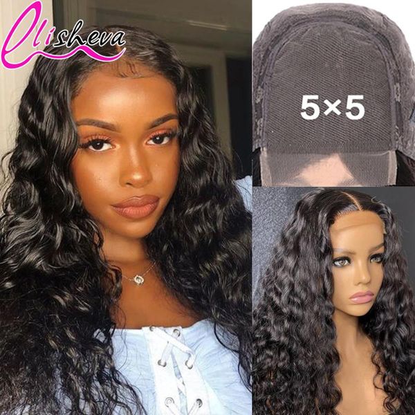 

lace wigs 30 inch long loose deep wave wig 13x4 wet and wavy front human hair for women pre plucked 5x5 closure, Black;brown