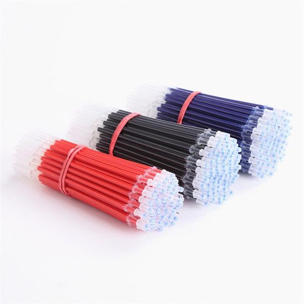 

ballpoint pens 50 pieces gel pen refill office signature sticks,red blue and black ink refill,office&school stationery,writing supplies, Blue;orange