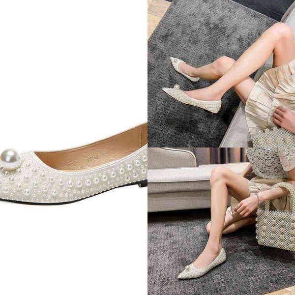 

sandals heel pumps shoes summer sandal women women's roman style pearl white flat rhinestone wedges flip flop sandles heels 220224, Black