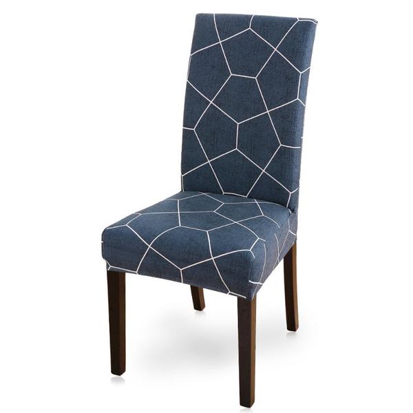 

chair covers 1/2/4/6pcs spandex printed stretch elastic football grid cover slipcovers for dining room wedding banquet