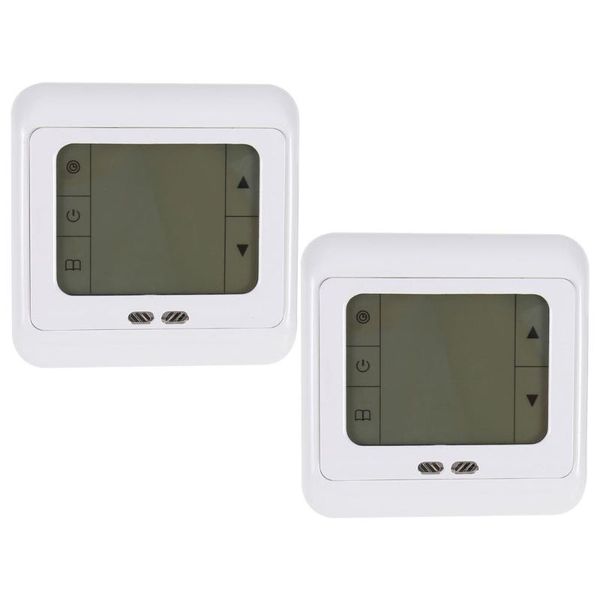 

smart home control 2pcs underfloor heating temperature controller digital thermoregulator