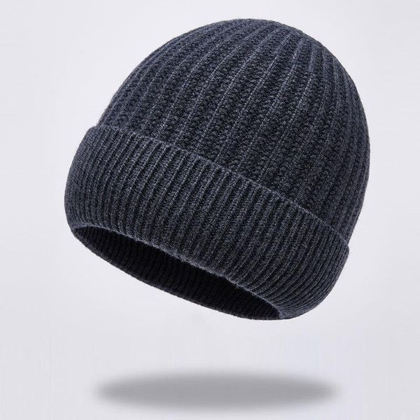 

beanies men hat winter wool knit beanie women autumn warm with brim casual skiing accessory for teenagers
