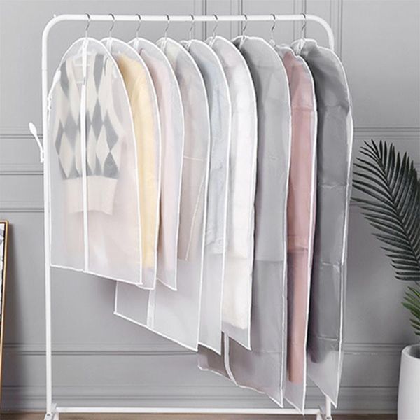 

clothing & wardrobe storage clothes hanging garment dress suit peva zipper coat dust cover home bag pouch case organizer