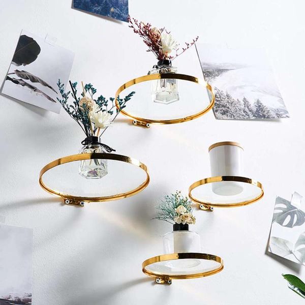 

other home decor simple glass shelf flower wall shelves decorative