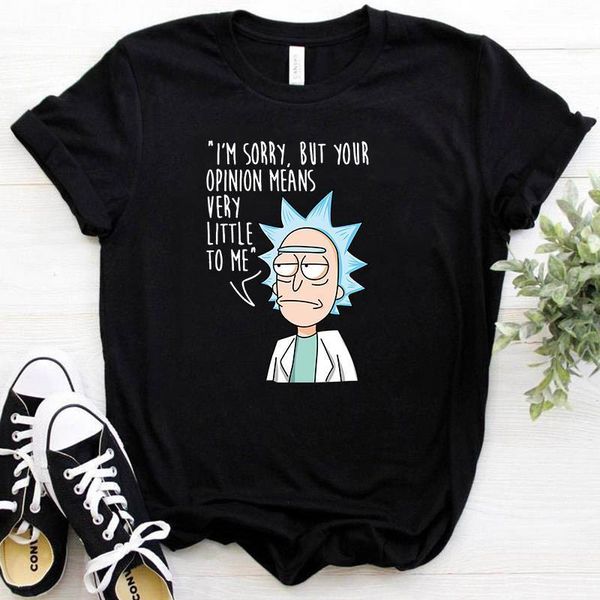 

2021 rick morty funny cartoon t shirt women harajuku ricky n morty ullzang t-shirt 90s graphic tshirt fashion tees female, White