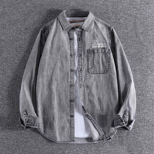 

2021 new arrival thick and heavy weight denim long sleeve outerwear clothes fashion designer cool boy coat 0382 19y1, Black;brown