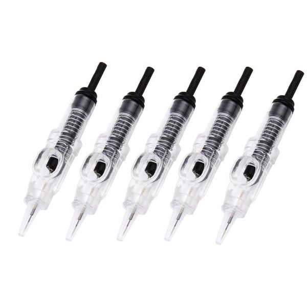 

Tattoo Needles 50pcs Disposable Eyebrow 1R 3R 5R 5F 7F Sterilized Microblading Permanent Makeup Cartridge