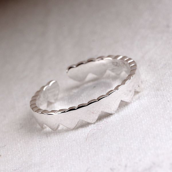 

tyj065 us style s925 sterling silver ring fashion love crown opening ring