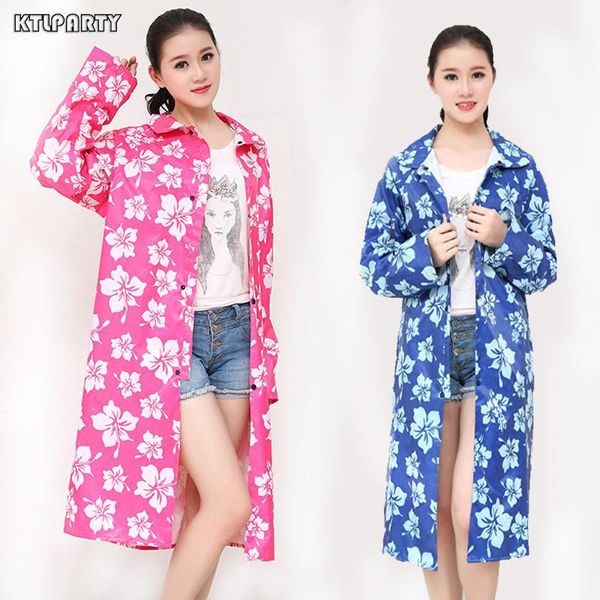 

raincoats oxford cloth printing female raincoat women's impermeable poncho climbing hiking tour camp waterproof rain jacket women japan