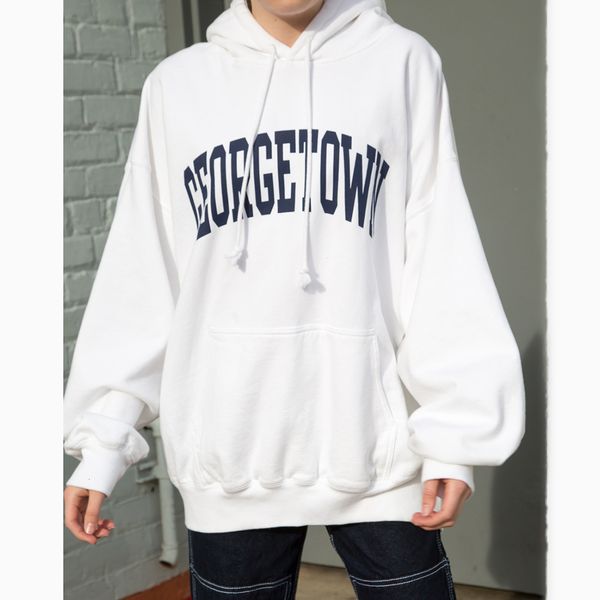 

2021 new fashion casual women cotton oversized hoodie autumn winter letter print hooded hoodies female hip hop streetwear dwfo, Black