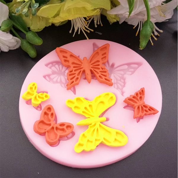 Schmetterling Silikonform DIY Geburtstag Hochzeit Jahrestag Party Versorgung Kuchen Dekoration Backformen Backwerkzeuge Fondant Form Zubehör