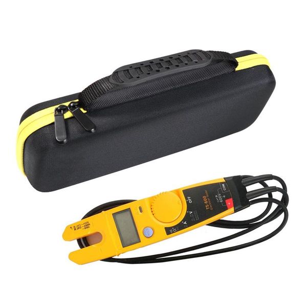 

multimeter storage case for fluke t5-1000/t5 600/t6-1000/t6 600 electrical voltage continuity and current tester protective case