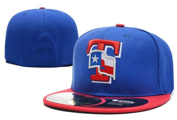 

ready stock texas fitted baseball caps sports flat full closed hats outdoor fashion hip hop snapback chapeau bones gorra letter t hip hop ba, Blue;gray