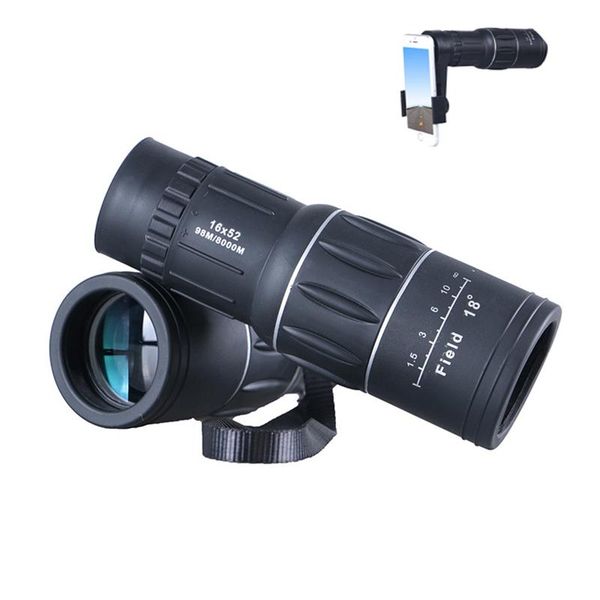 

telescopes telescope 16x52 high-definition low-light monocular high power