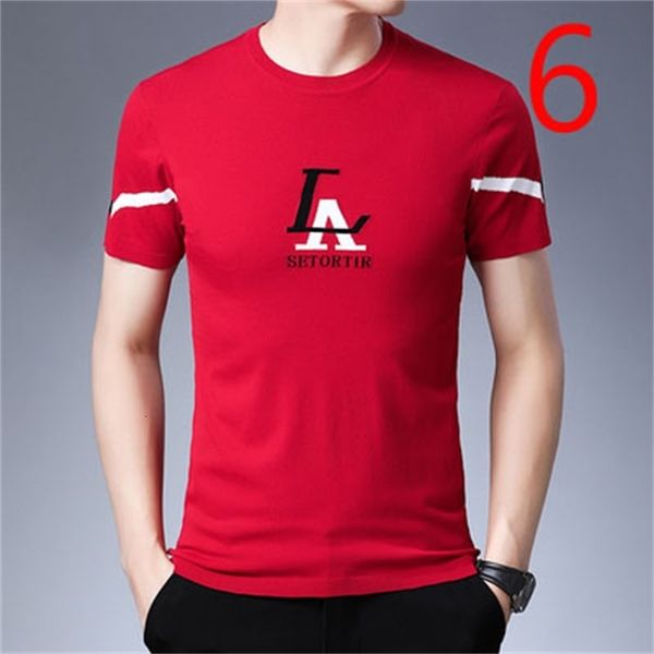 

New 2021 Cotton T-shirt Men's Short-sleeved Trend Summer Korean Version of Handsome Clothes Youth Slim Half Sleeve GEDI, White;black