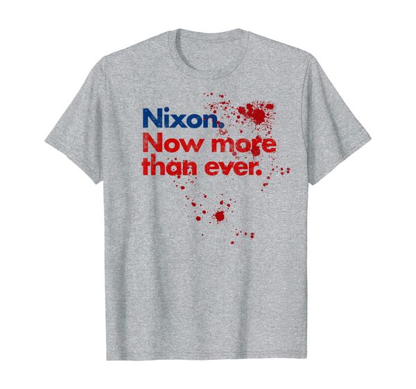 

nixon now more than ever - blood stained t-shirt, White;black