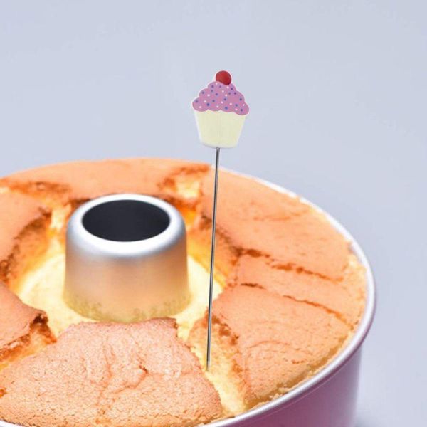 

other bakeware cake tester probe stainless steel cute cupcake shape skewer for muffin pancake baking bread tool