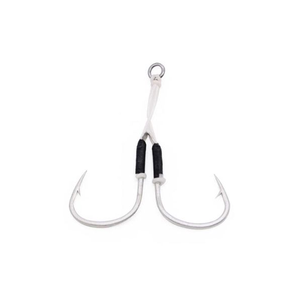 

fishing hooks sea iron plate assist hook 2 only barbed stainless steel fish