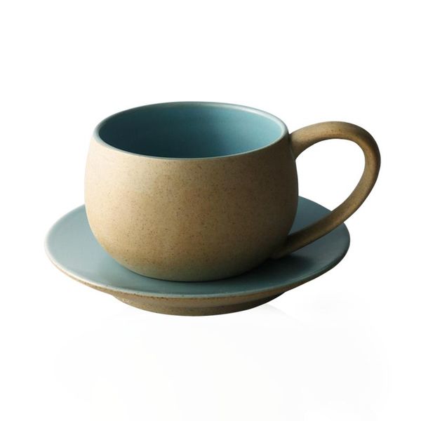 

cups & saucers retro handmade coffee cup set creative eco friendly japanese tea and saucer porcelain vintage xicara kitchen supplies eb50bd