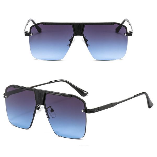 

quality designer men fashion luxury brand sunglasses square driving accessories, White;black