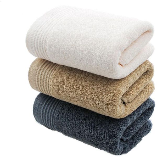 

towel face bath clean quick dry cotton striped soft women children kids solid color washing towels