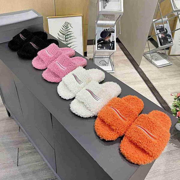 

women wool slippers early spring plush slippers home indoor pure cotton slipper size 35-42, Black