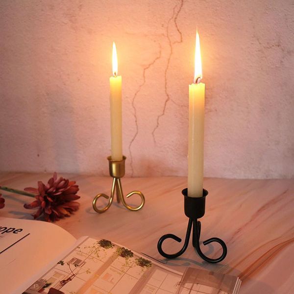 

candle holders iron style candlestick holder stand light european home decoration candlelight display decor