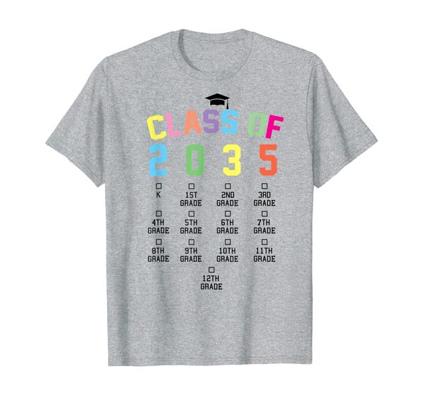 

class of 2035 grow with me shirt kinder back to school gift, White;black