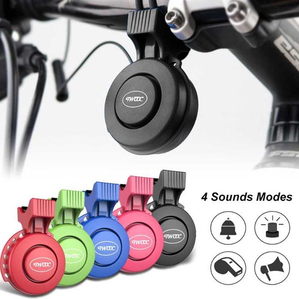 

bike horns bell charging speaker usb recharged mini electric horn 4 modes cycling bicycle accessories for scooter, mtb
