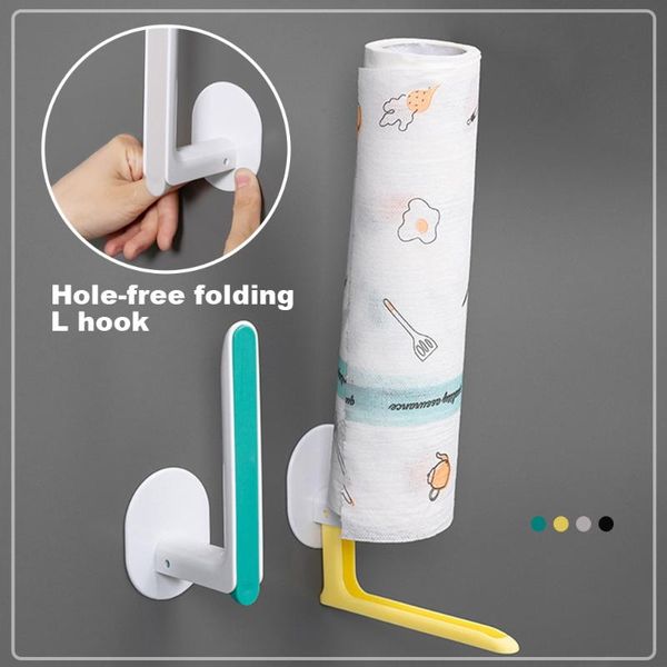 

hooks & rails kitchen paper roll holder towel hanger rack bar cabinet rag hanging shelf toilet holders drop