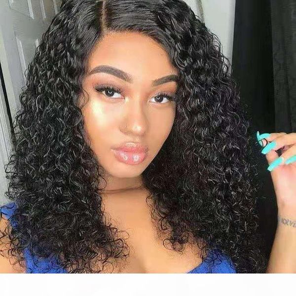 

360 lace frontal wig pre plucked with baby hair brazilian water wave wig 360 lace front human hair wigs for black women remy wig, Black;brown
