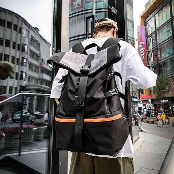 

new shoulder men's brand high-capacity student fashion korean casual personalized basketball bag women