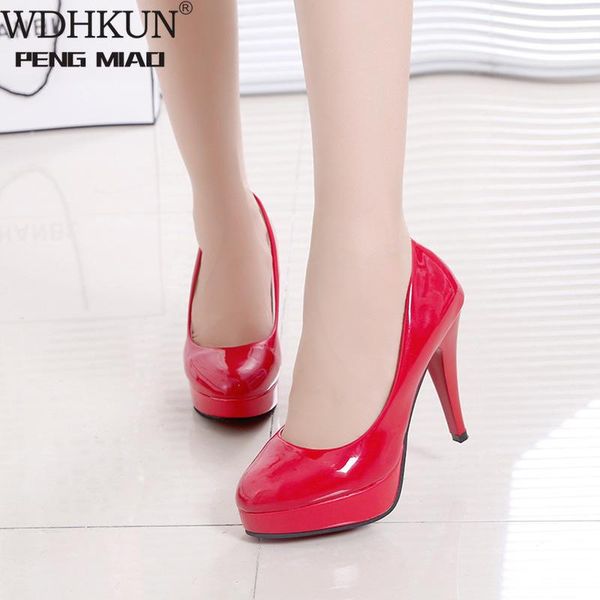 

dress shoes soft leather shallow fashion women's high heels candy colors pointed toe women pumps show thin female office shoe, Black