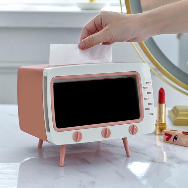 

tissue boxes & napkins mobile phone holder storage box tv dispenser napkin case with home