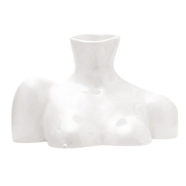 

vases nordic ceramic flower arrangement creative home living room porch decoration bright bust body art vase