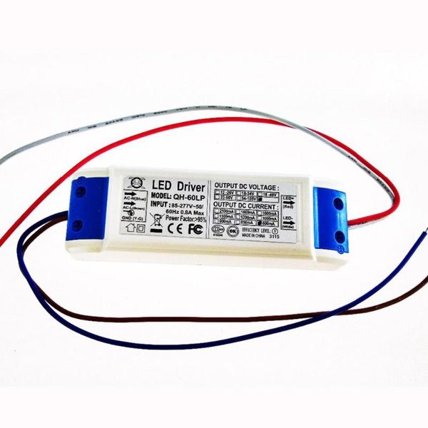 

6-30x3w 600ma led transformer power supply 10-18x3w input 85-265v output 18-105v 600ma high power led driver for light