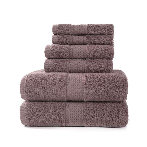 

towel luxury bath set,2 large towels,2 hand washcloths. el quality soft cotton highly absorbent bathroom towels